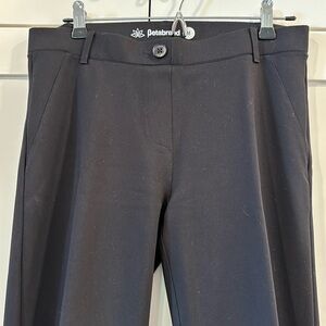 Betabrand black dress yoga pants, size medium